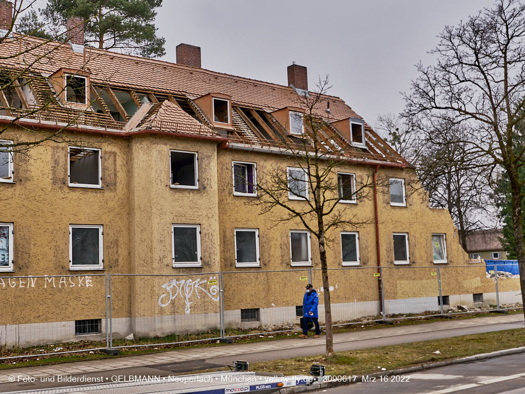 16.03.2022 - Abriss und Neubau der Maikäfersiedlung 