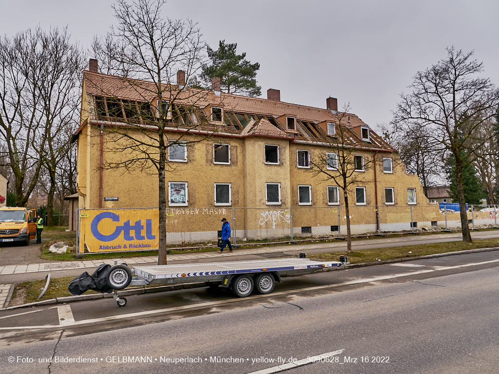 16.03.2022 - Abriss und Neubau der Maikäfersiedlung 