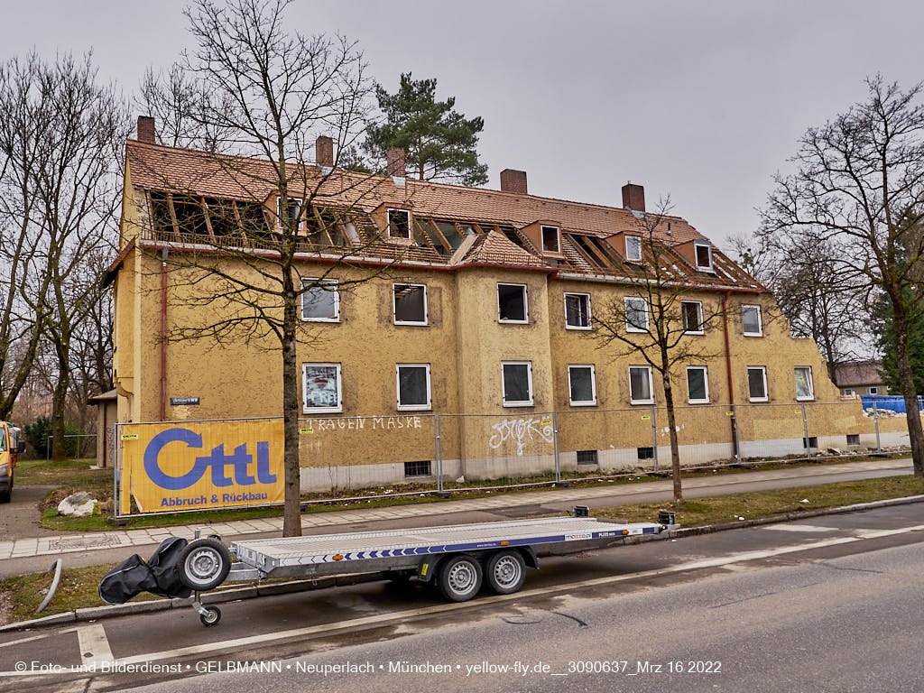 16.03.2022 - Abriss und Neubau der Maikäfersiedlung 