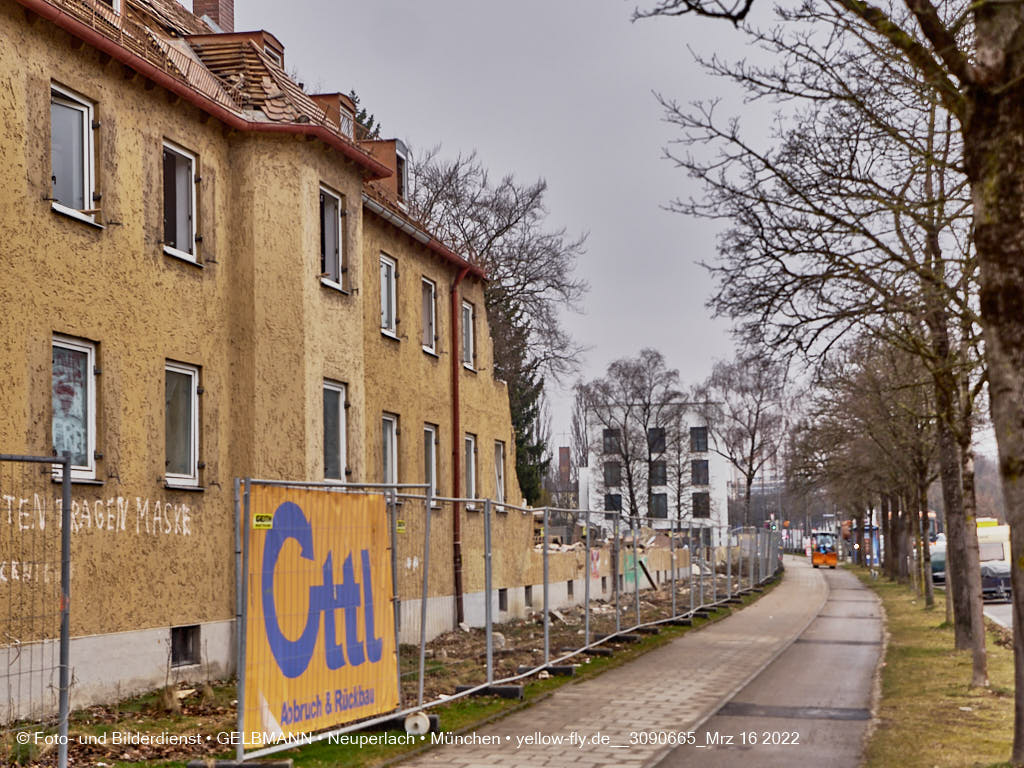 16.03.2022 - Abriss und Neubau der Maikäfersiedlung 