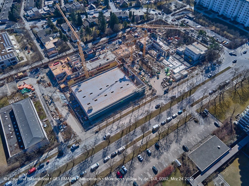 24.03.2022 - Baustelle zur Grundschule am Karl-Marx-Ring