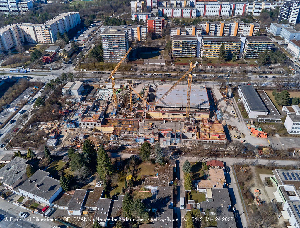 24.03.2022 - Baustelle zur Grundschule am Karl-Marx-Ring