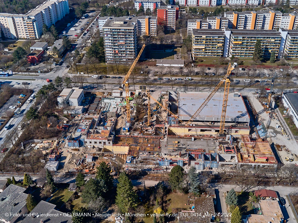 24.03.2022 - Baustelle zur Grundschule am Karl-Marx-Ring