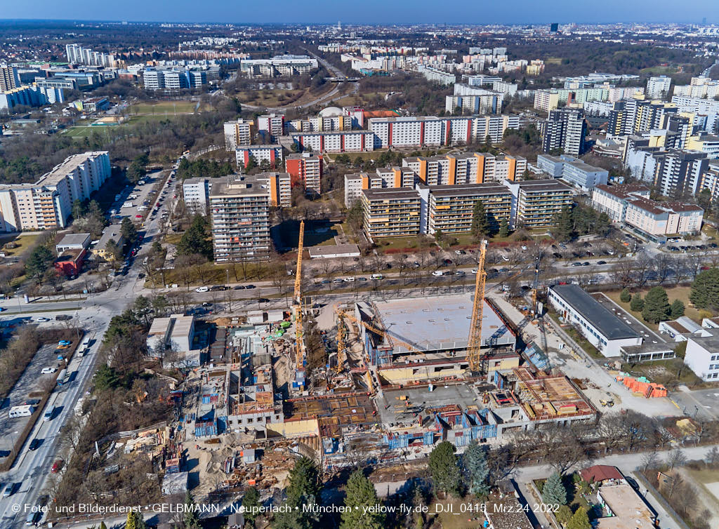 24.03.2022 - Baustelle zur Grundschule am Karl-Marx-Ring