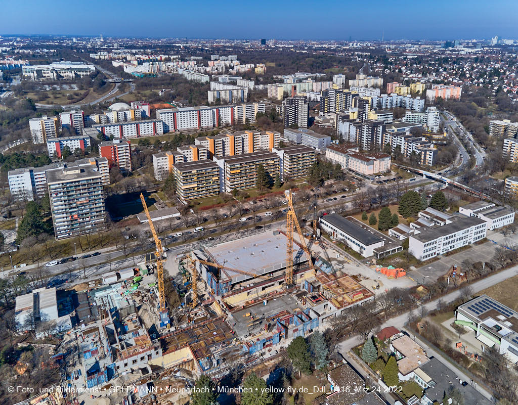 24.03.2022 - Baustelle zur Grundschule am Karl-Marx-Ring