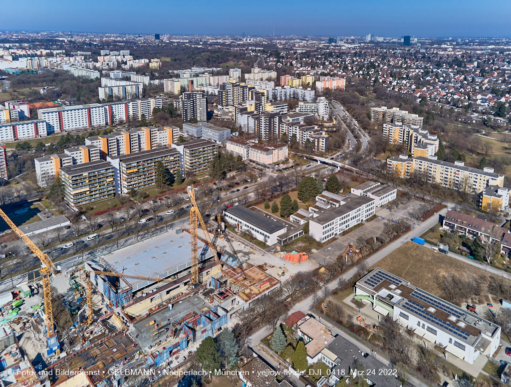 24.03.2022 - Baustelle zur Grundschule am Karl-Marx-Ring