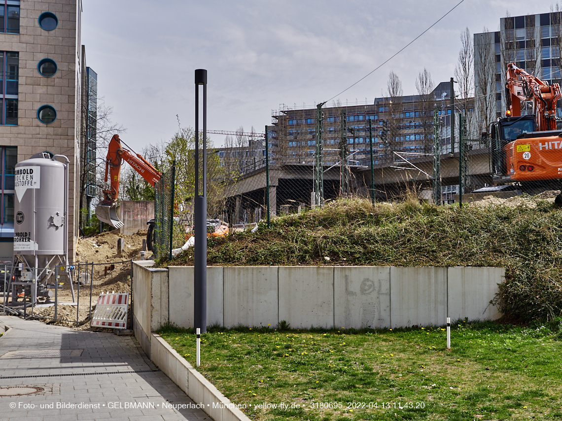 13.04.2022 - Neubau der Eisenbahnbrücke in der Balanstraße