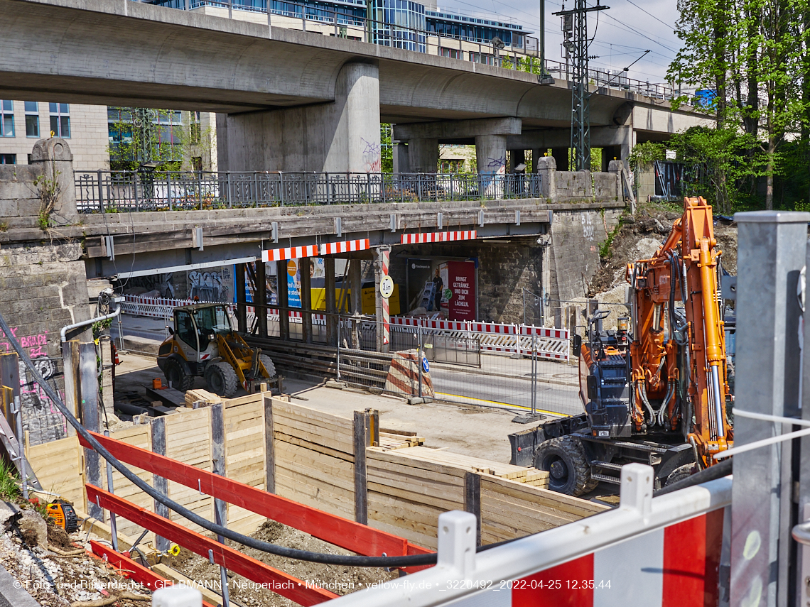 25.04.2022 - Neubau der Eisenbahnbrücke in der Balanstraße