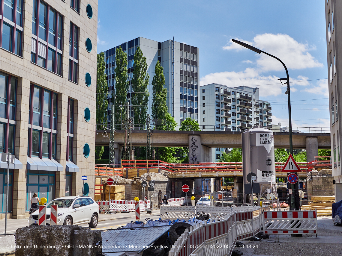 14.05.2022 - Neubau der Eisenbahnbrücke in der Balanstraße