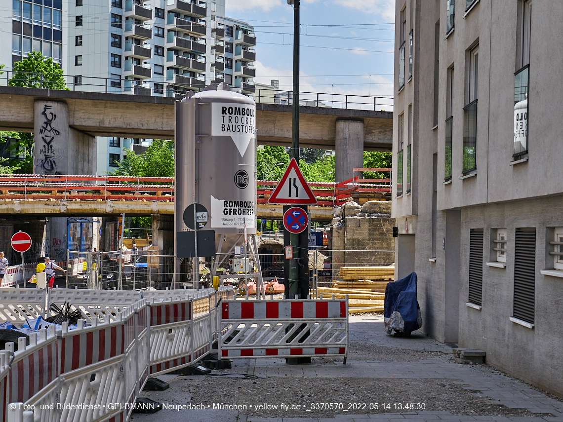 14.05.2022 - Neubau der Eisenbahnbrücke in der Balanstraße