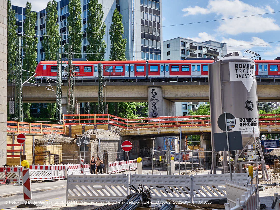 14.05.2022 - Neubau der Eisenbahnbrücke in der Balanstraße