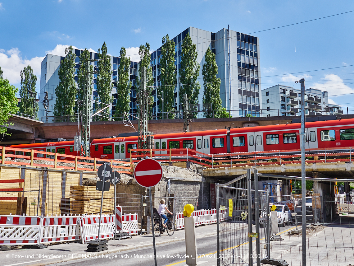 14.05.2022 - Neubau der Eisenbahnbrücke in der Balanstraße