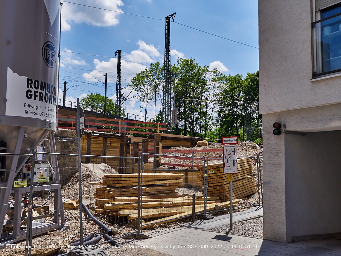 14.05.2022 - Neubau der Eisenbahnbrücke in der Balanstraße