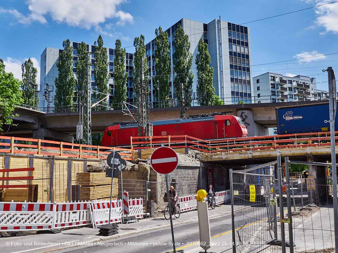 14.05.2022 - Neubau der Eisenbahnbrücke in der Balanstraße
