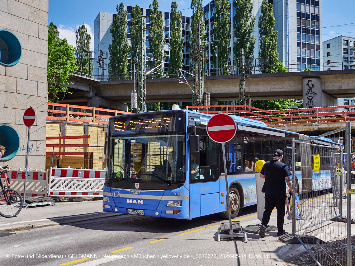 14.05.2022 - Neubau der Eisenbahnbrücke in der Balanstraße