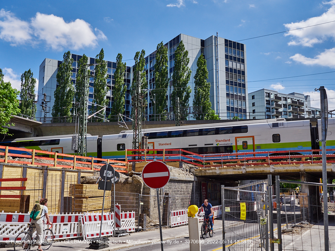 14.05.2022 - Neubau der Eisenbahnbrücke in der Balanstraße
