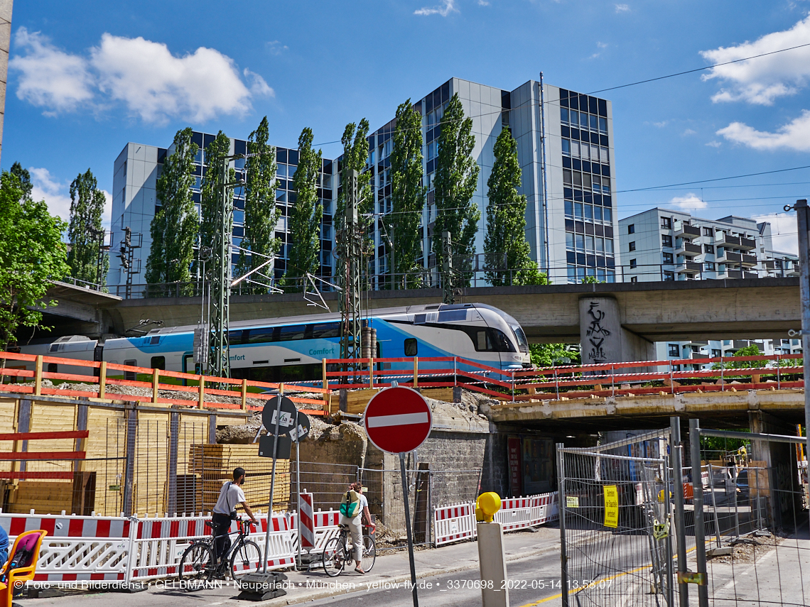 14.05.2022 - Neubau der Eisenbahnbrücke in der Balanstraße