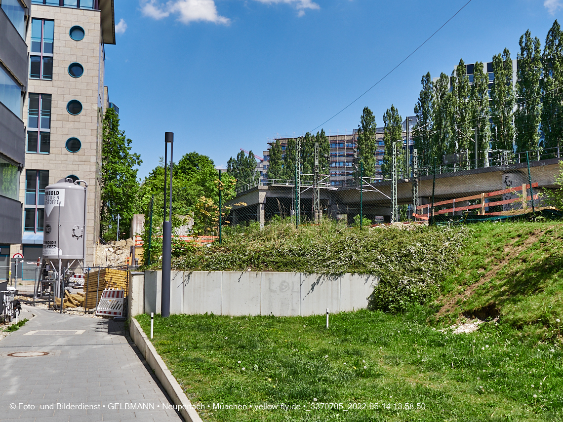14.05.2022 - Neubau der Eisenbahnbrücke in der Balanstraße