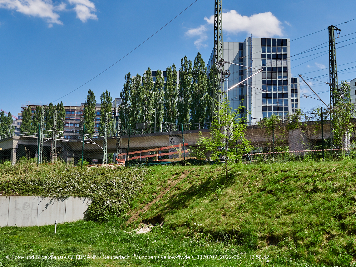 14.05.2022 - Neubau der Eisenbahnbrücke in der Balanstraße