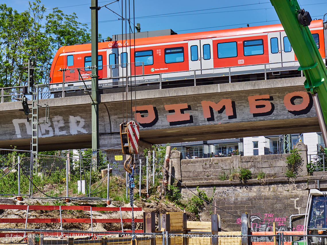 19.05.2022 - Neubau der Eisenbahnbrücke in der Balanstraße