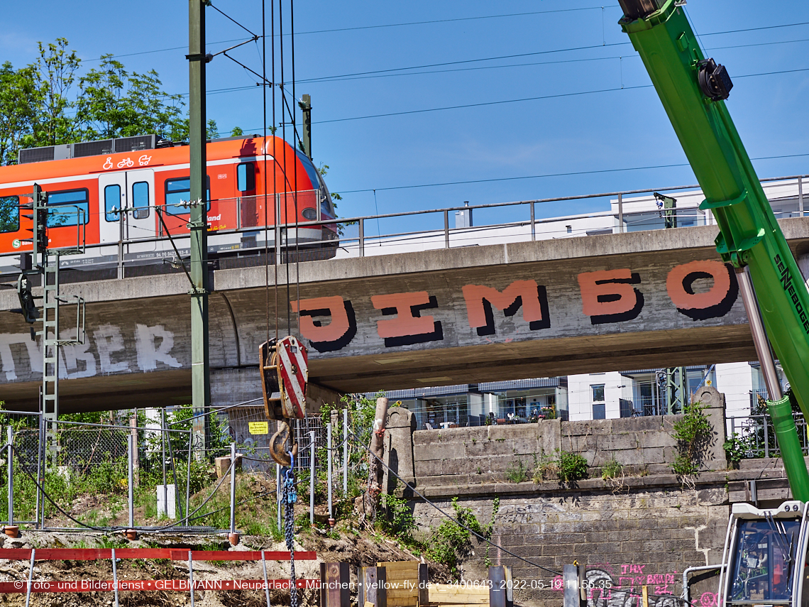 19.05.2022 - Neubau der Eisenbahnbrücke in der Balanstraße