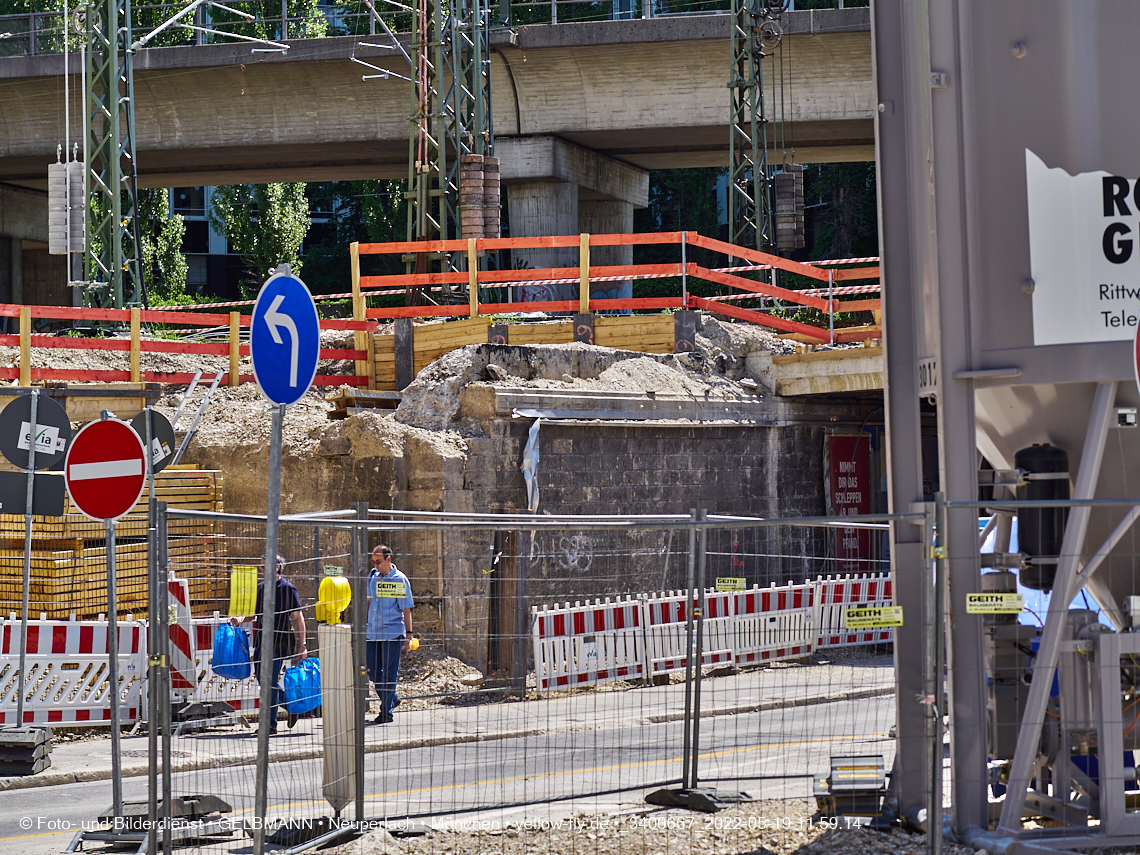 19.05.2022 - Neubau der Eisenbahnbrücke in der Balanstraße