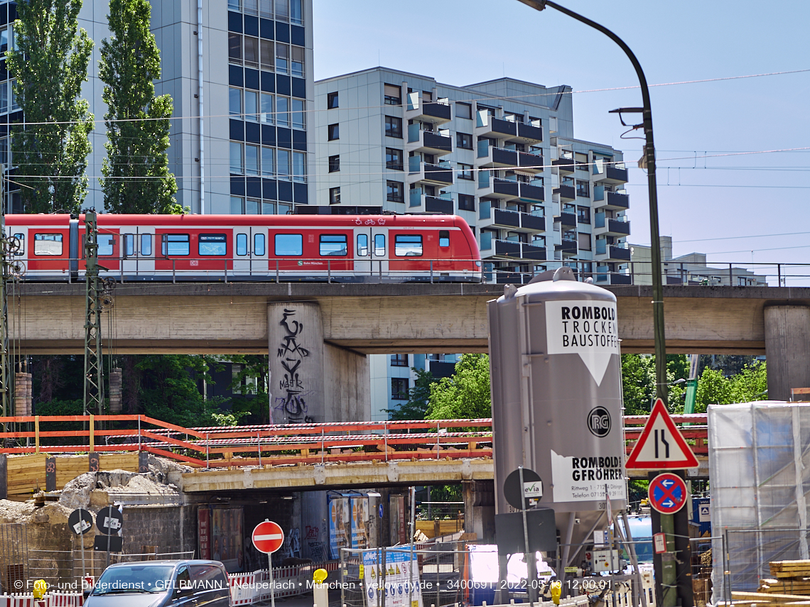 19.05.2022 - Neubau der Eisenbahnbrücke in der Balanstraße