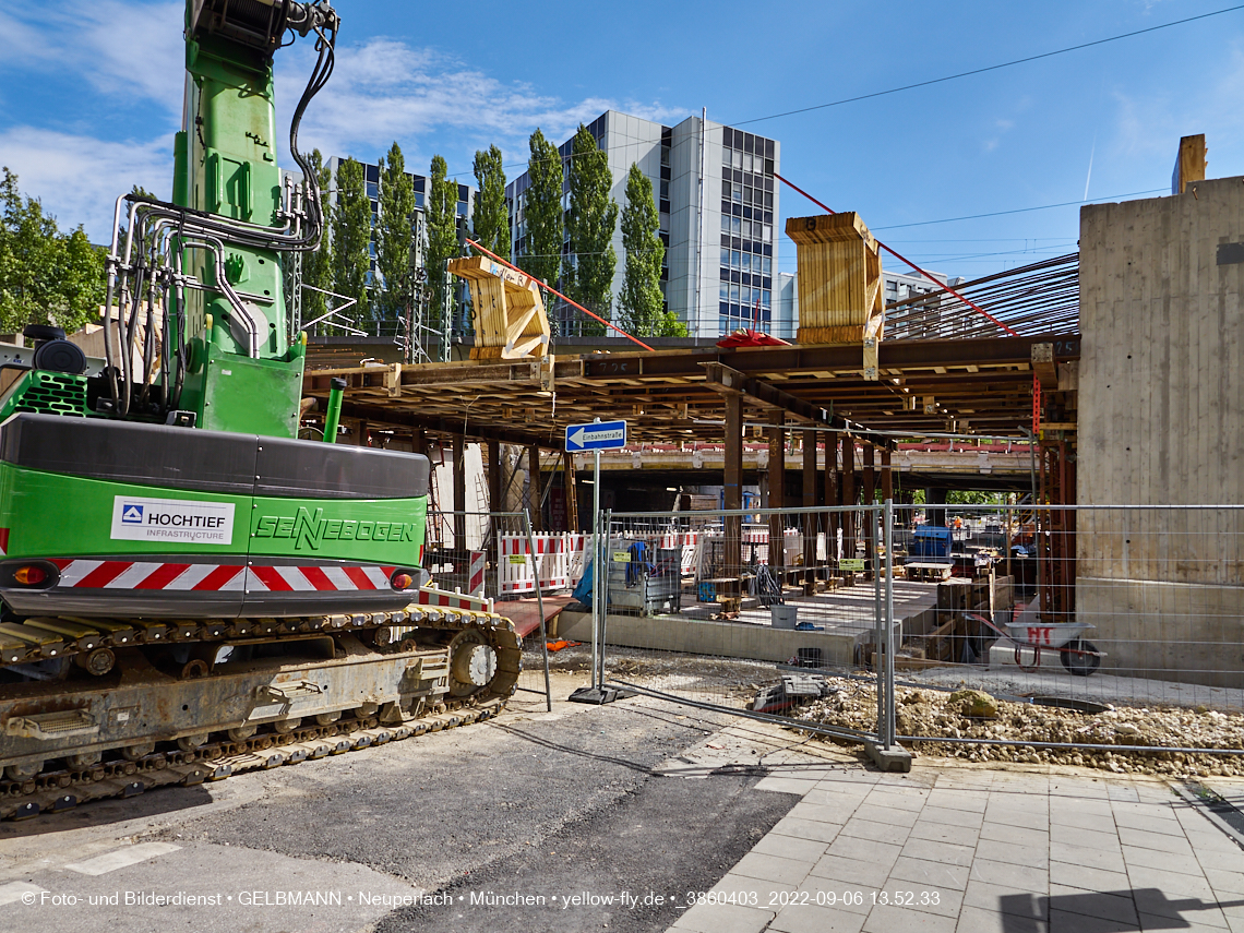 06.09.2022 - Neubau der Eisenbahnbrücke in der Balanstraße