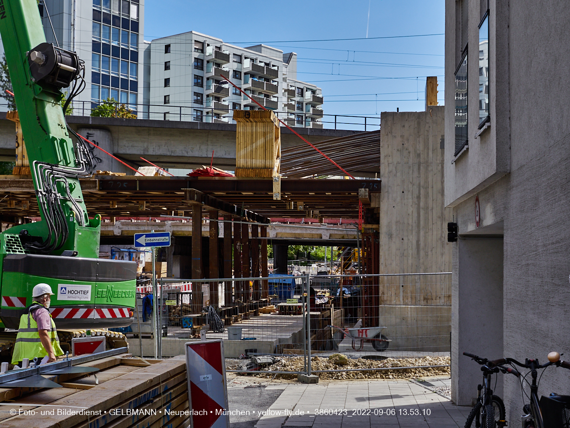 06.09.2022 - Neubau der Eisenbahnbrücke in der Balanstraße