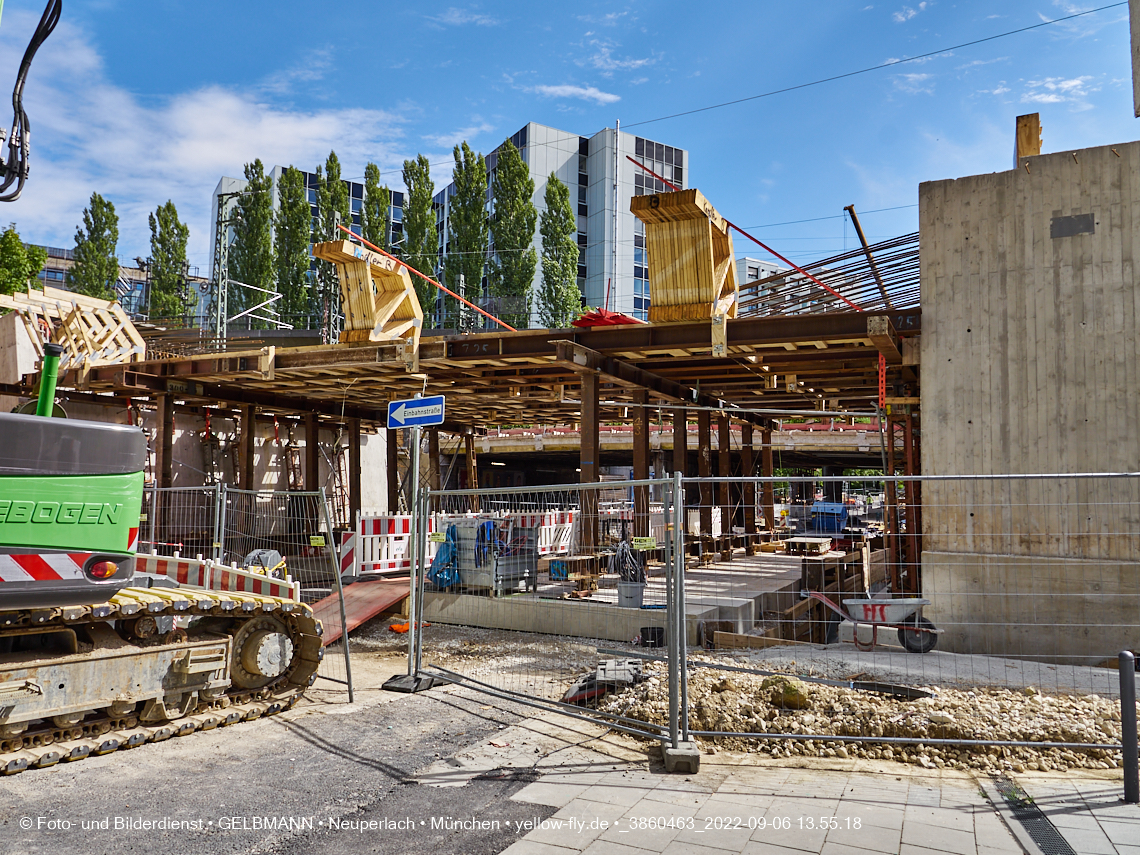 06.09.2022 - Neubau der Eisenbahnbrücke in der Balanstraße