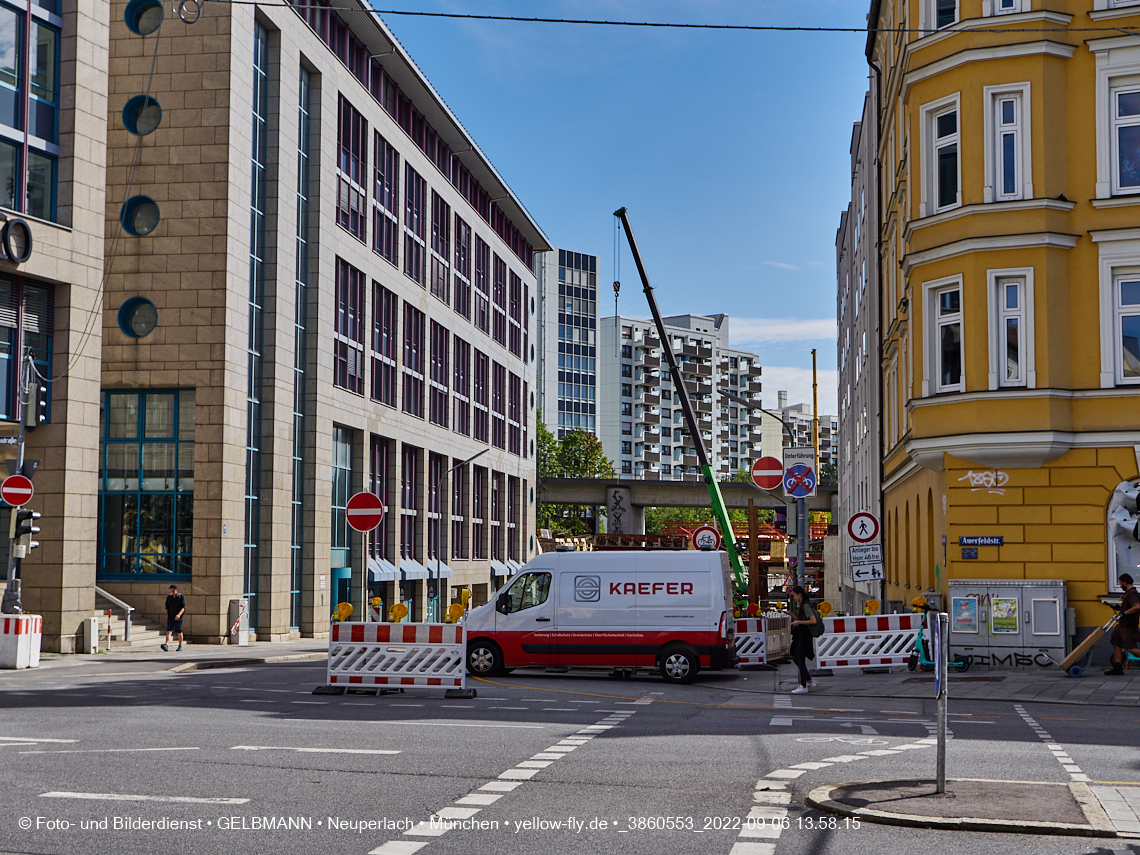 06.09.2022 - Neubau der Eisenbahnbrücke in der Balanstraße