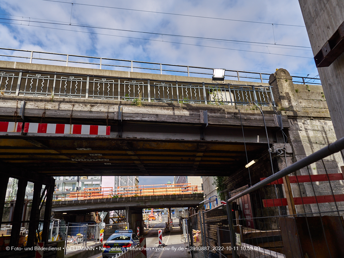 11.10.2022 - Neubau der Eisenbahnbrücke in der Balanstraße