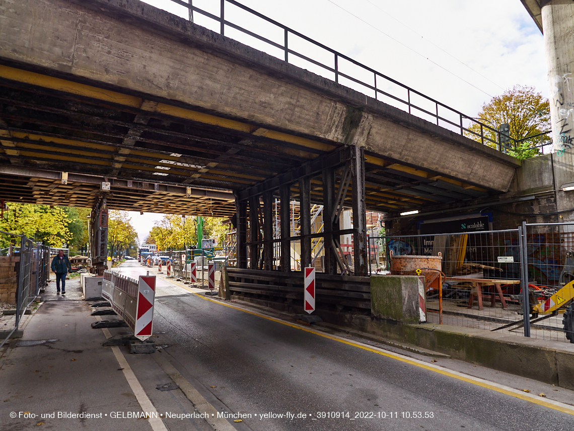 11.10.2022 - Neubau der Eisenbahnbrücke in der Balanstraße