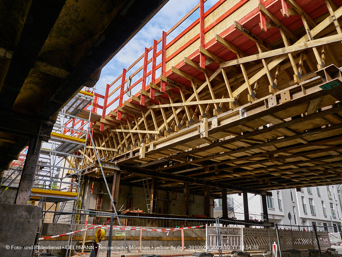 11.10.2022 - Neubau der Eisenbahnbrücke in der Balanstraße