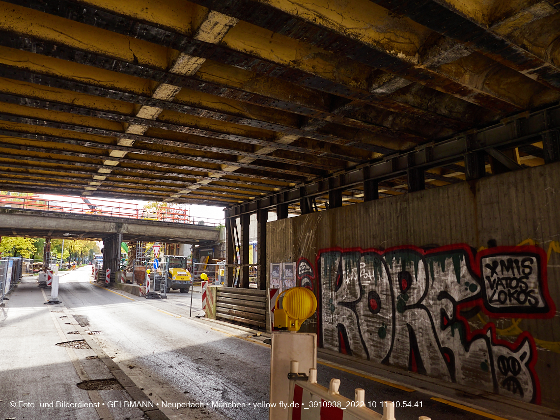 11.10.2022 - Neubau der Eisenbahnbrücke in der Balanstraße