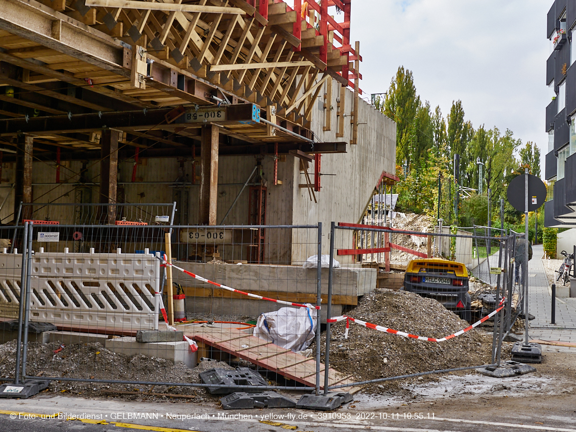 11.10.2022 - Neubau der Eisenbahnbrücke in der Balanstraße