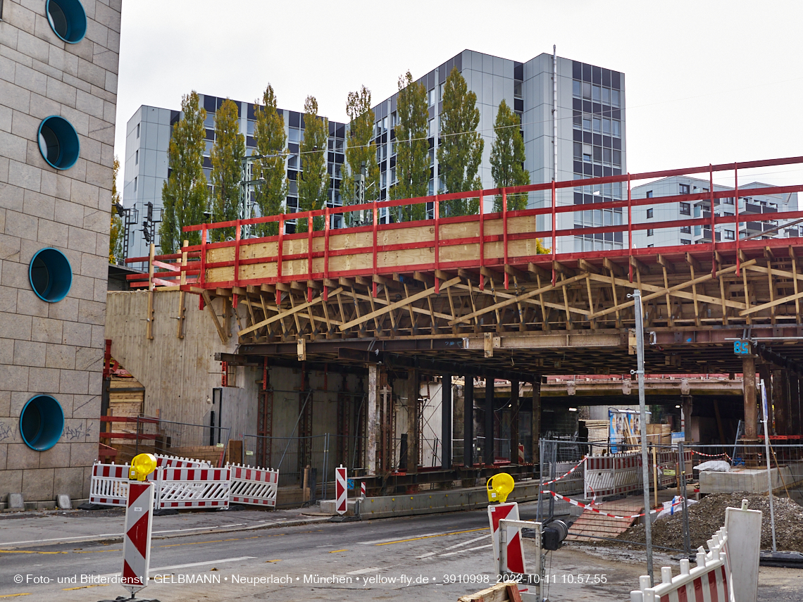 11.10.2022 - Neubau der Eisenbahnbrücke in der Balanstraße