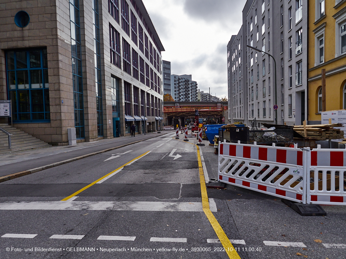 11.10.2022 - Neubau der Eisenbahnbrücke in der Balanstraße