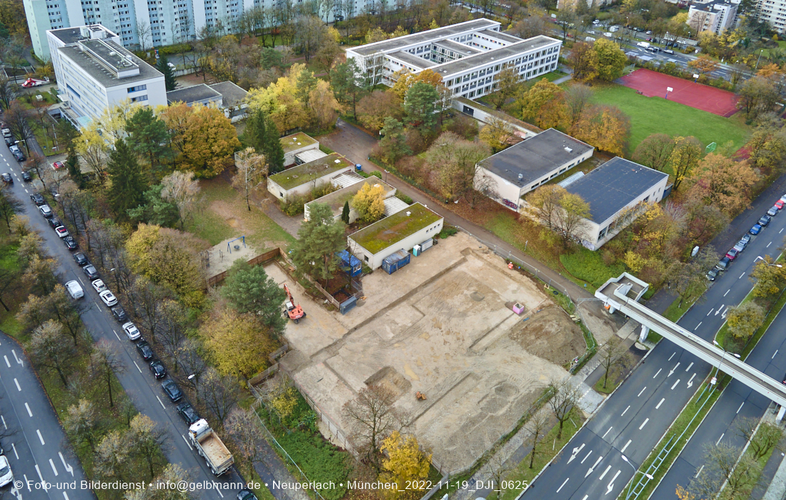 19.11.2022 - Neubau des Haus für Kinder Gebäude in Neuperlach