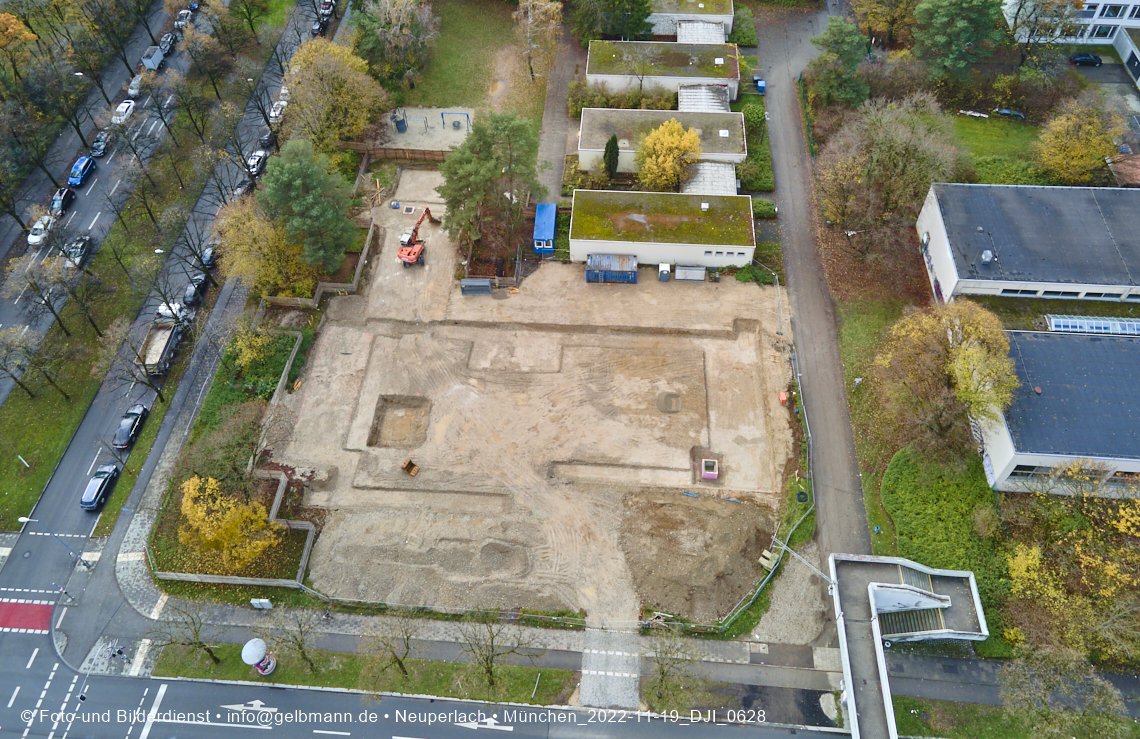 19.11.2022 - Neubau des Haus für Kinder Gebäude in Neuperlach