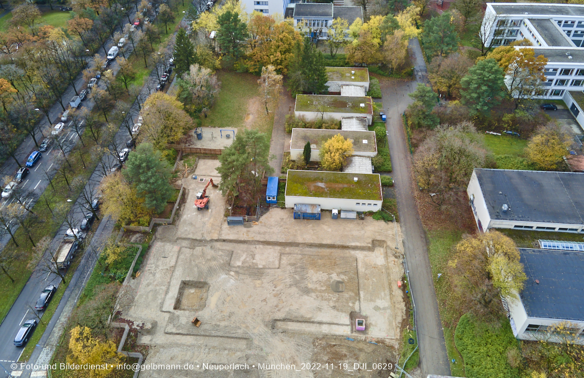 19.11.2022 - Neubau des Haus für Kinder Gebäude in Neuperlach