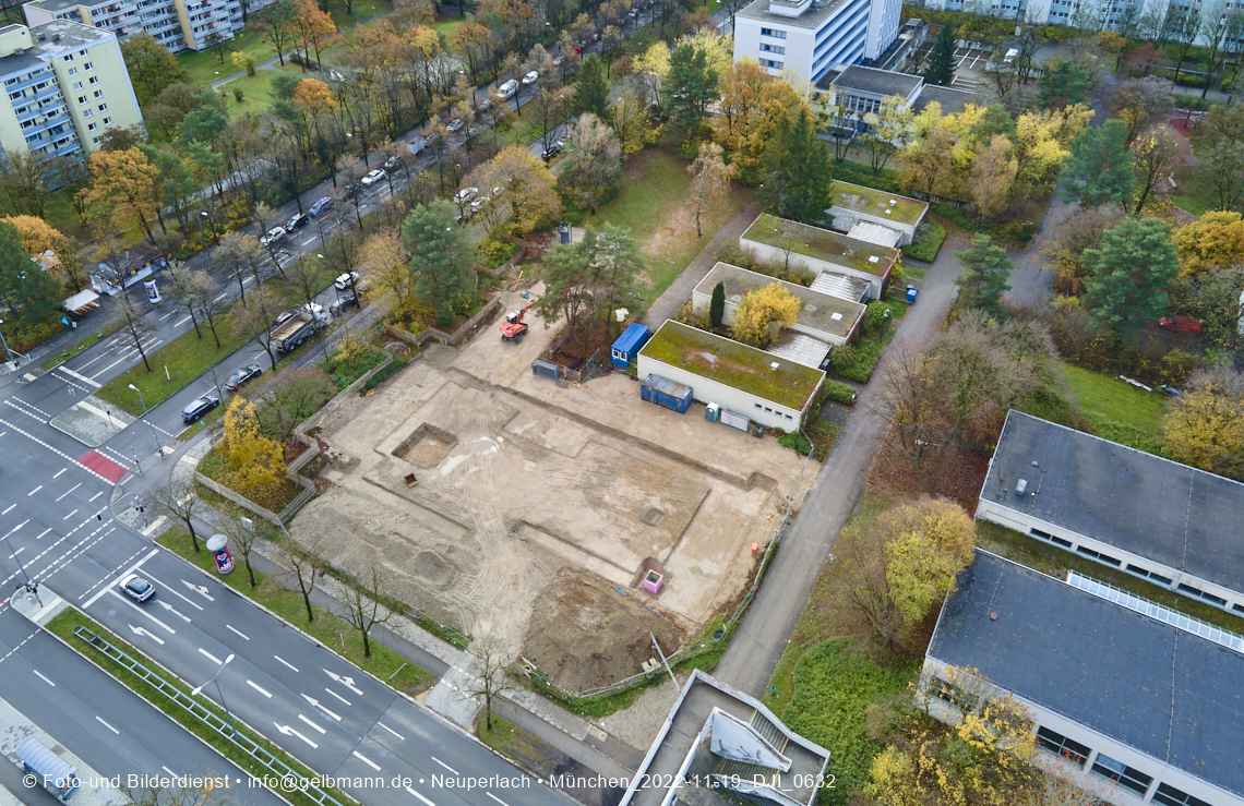 19.11.2022 - Neubau des Haus für Kinder Gebäude in Neuperlach