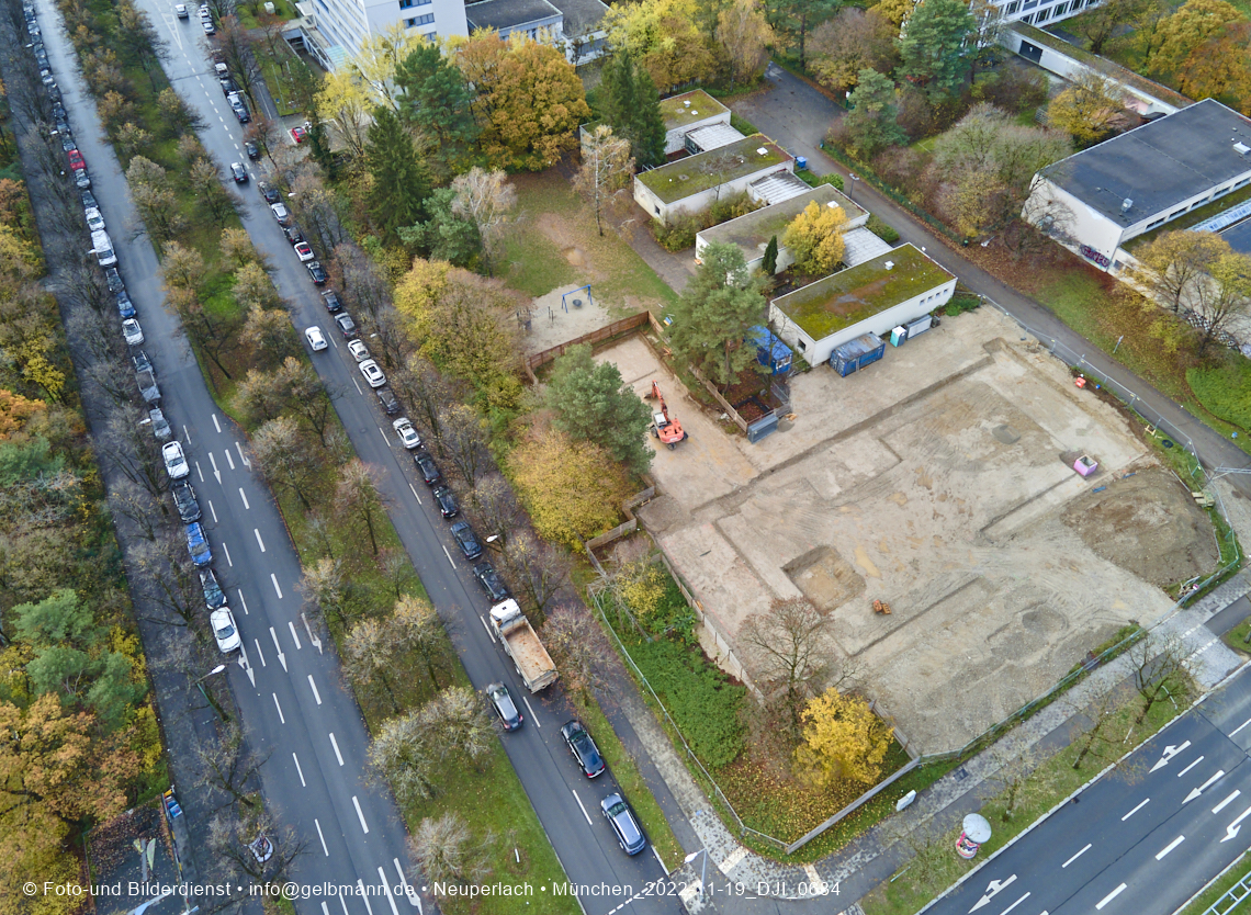 19.11.2022 - Neubau des Haus für Kinder Gebäude in Neuperlach