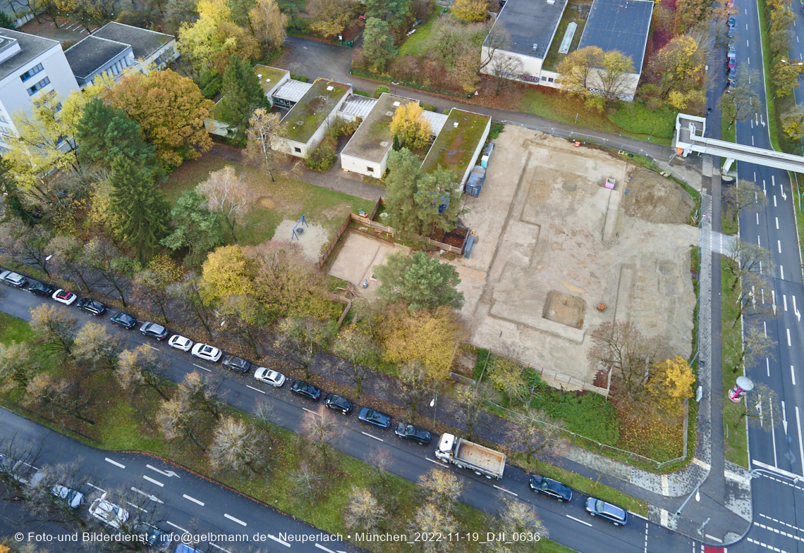 19.11.2022 - Neubau des Haus für Kinder Gebäude in Neuperlach