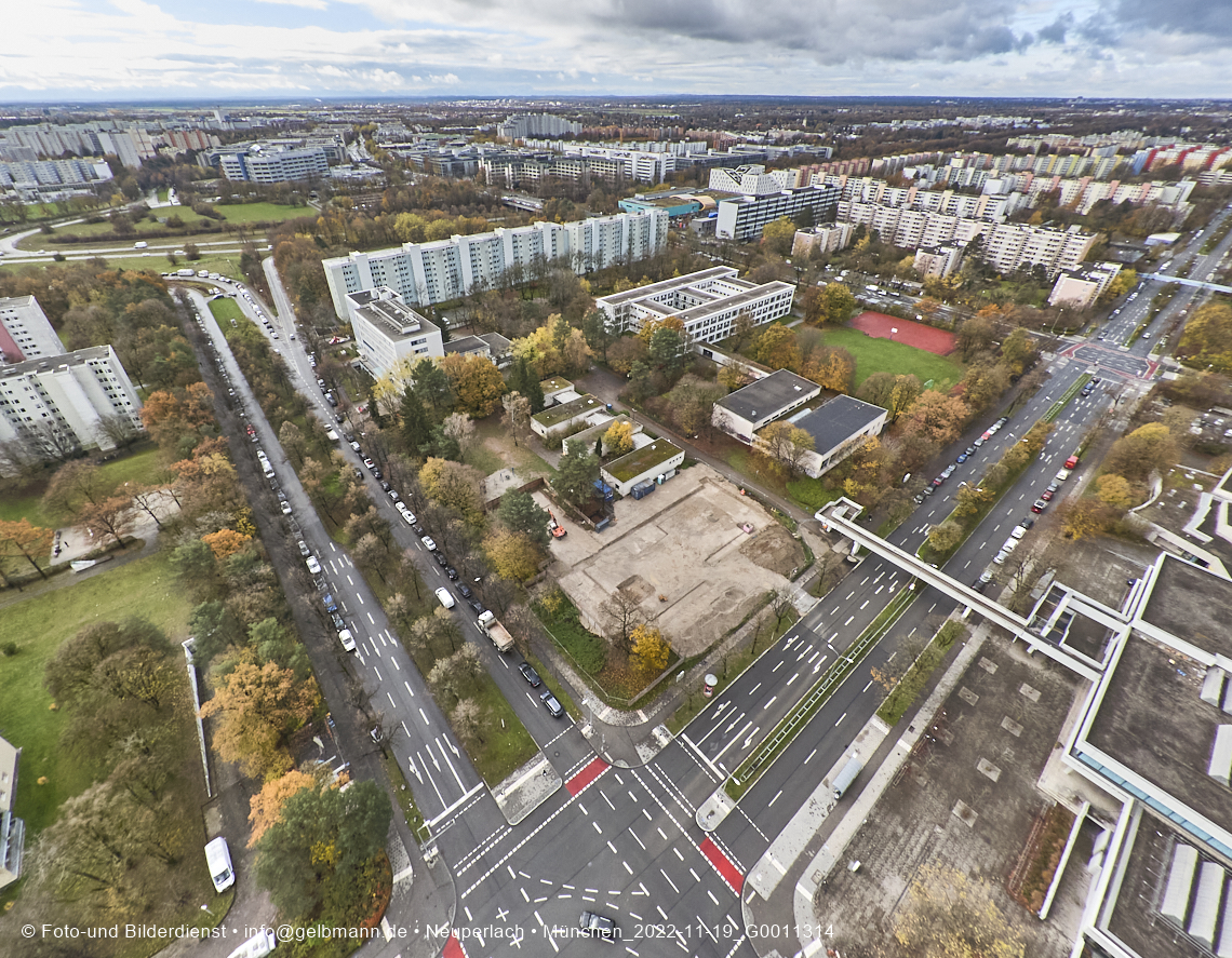 19.11.2022 - Neubau des Haus für Kinder Gebäude in Neuperlach