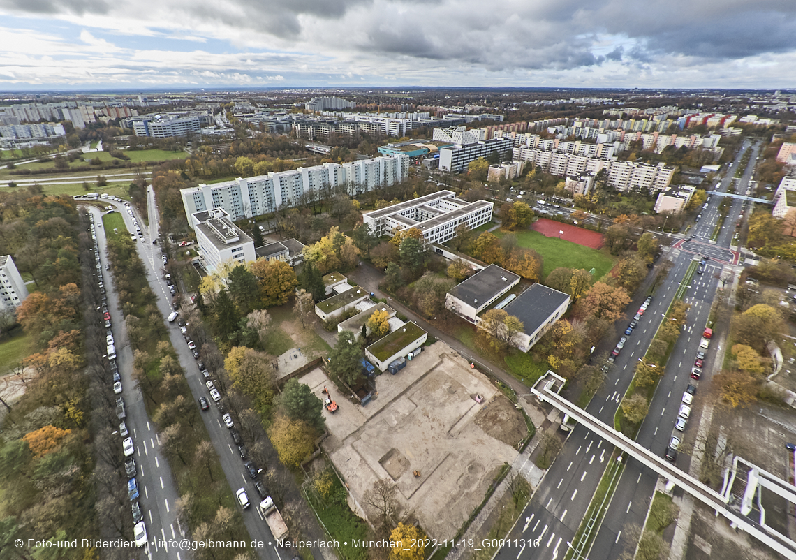 19.11.2022 - Neubau des Haus für Kinder Gebäude in Neuperlach