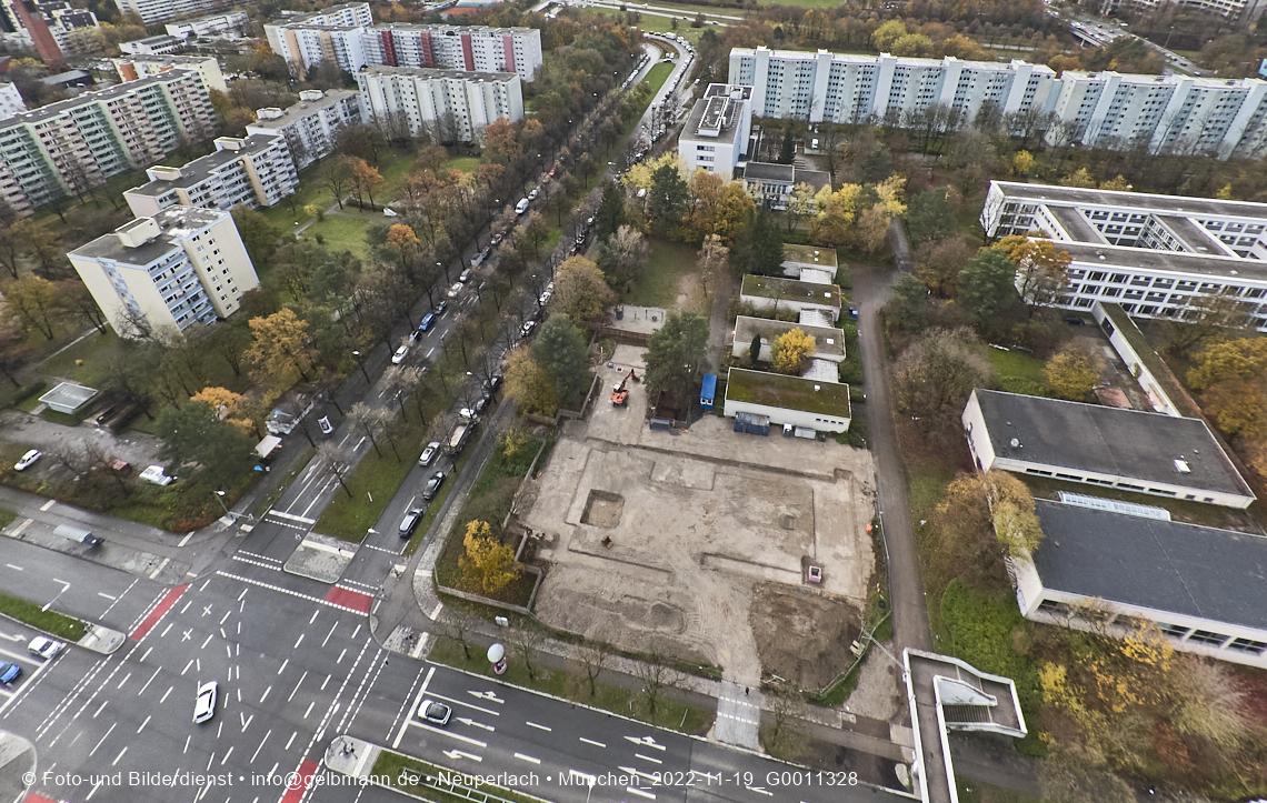 19.11.2022 - Neubau des Haus für Kinder Gebäude in Neuperlach