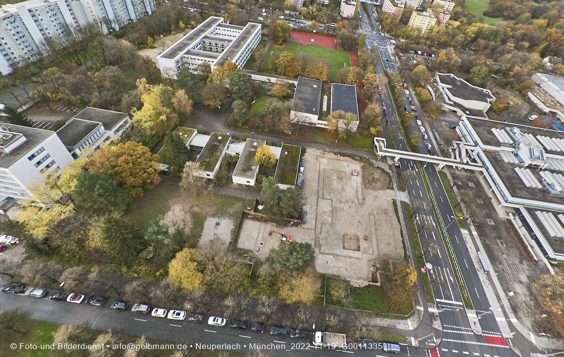 19.11.2022 - Neubau des Haus für Kinder Gebäude in Neuperlach