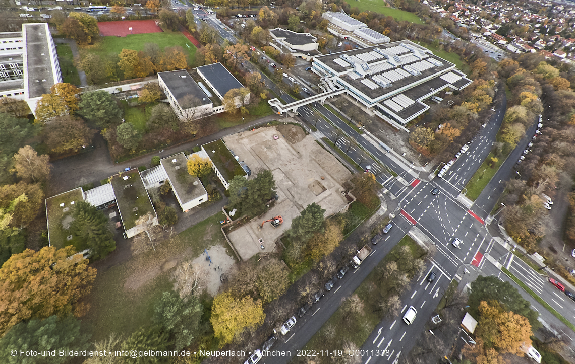 19.11.2022 - Neubau des Haus für Kinder Gebäude in Neuperlach