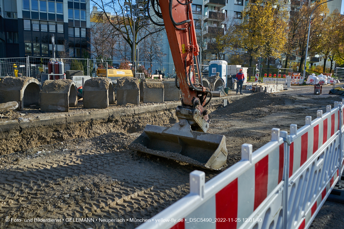 25.11.2022 - Neubau der Eisenbahnbrücke in der Balanstraße